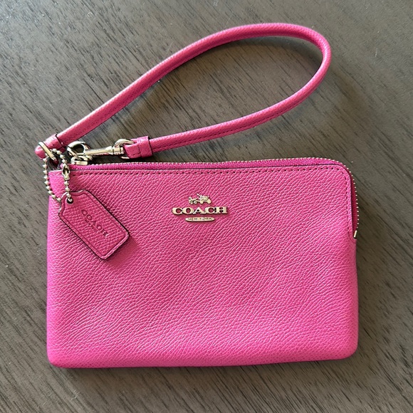 Coach Handbags - New Pink Coach Wristlet